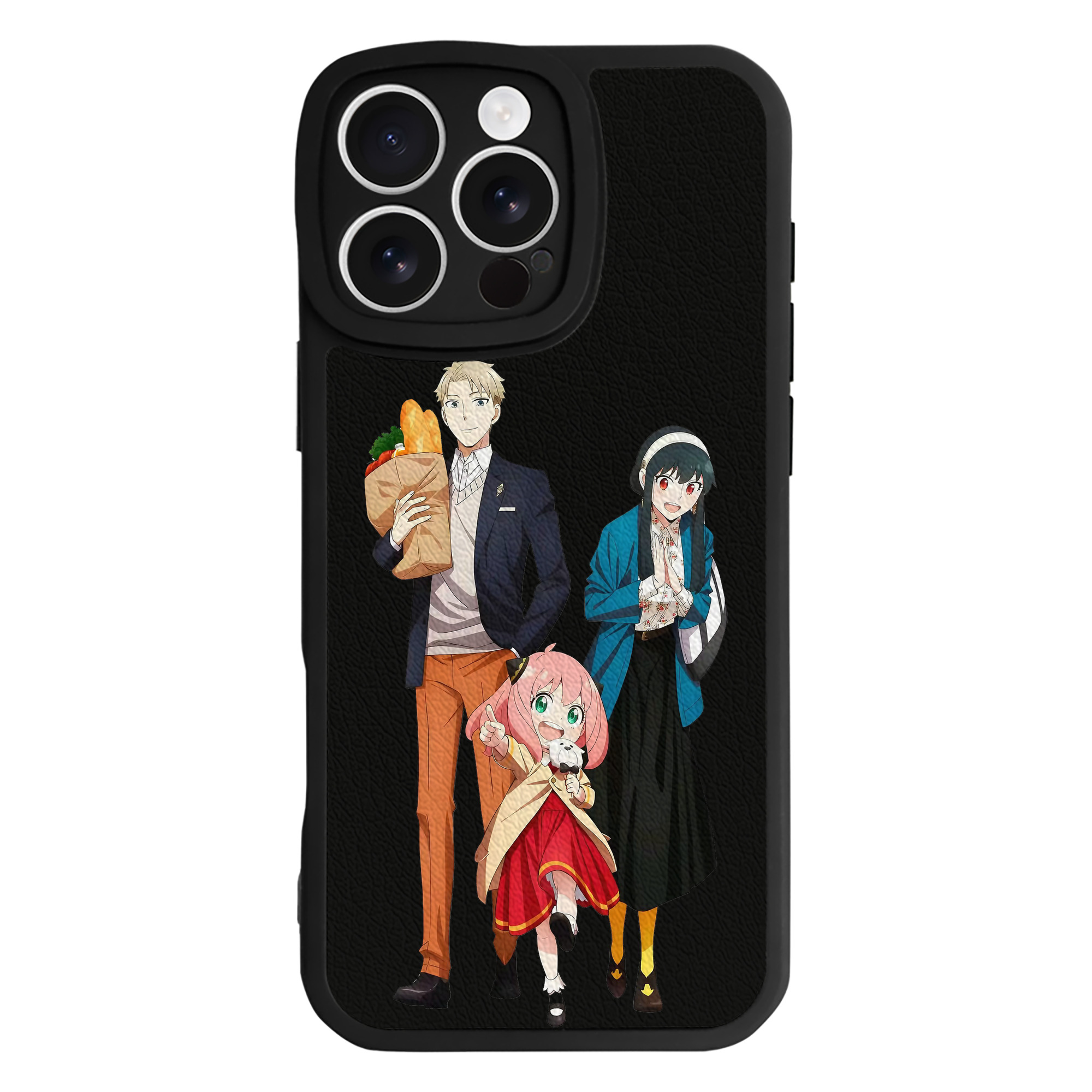 （画像用） SPY×FAMILY间谍家家酒 【iPhone 16シリーズ対応】シリコンスマホケース（レザー調） 材質：シリコン